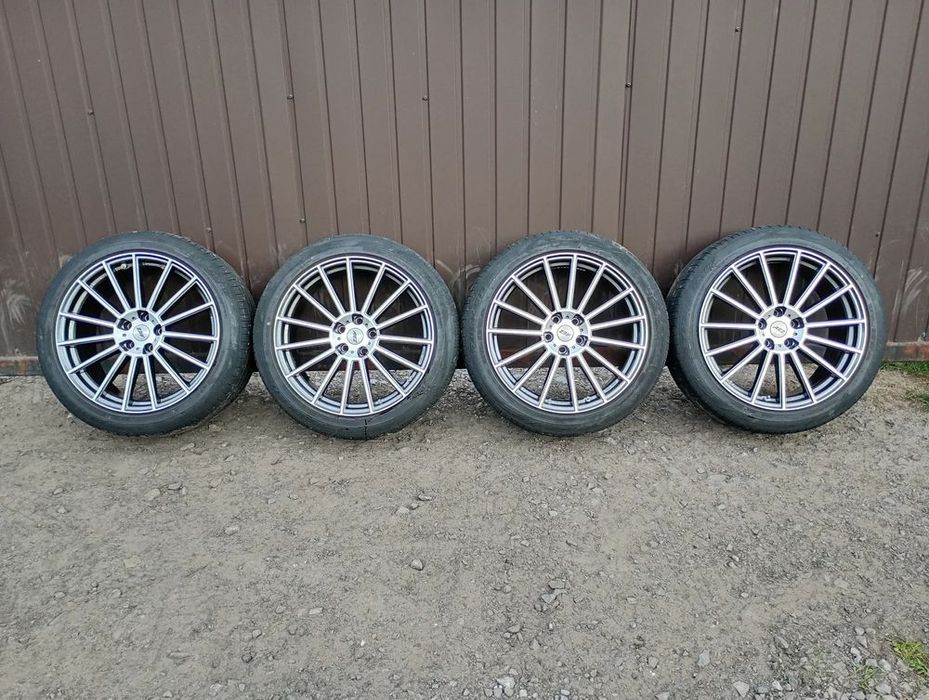 AEZ 20 cali 5x112 audi vw seat skoda 9Jx20H2 et44 + Falken 245/45 zr20