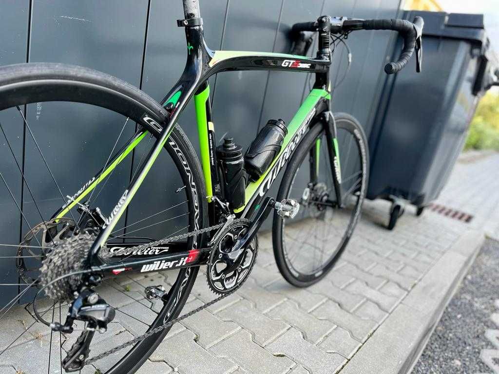 Wilier GTS DISC Carbon 105 56 cm zielono-czarny hamulce tarczowe