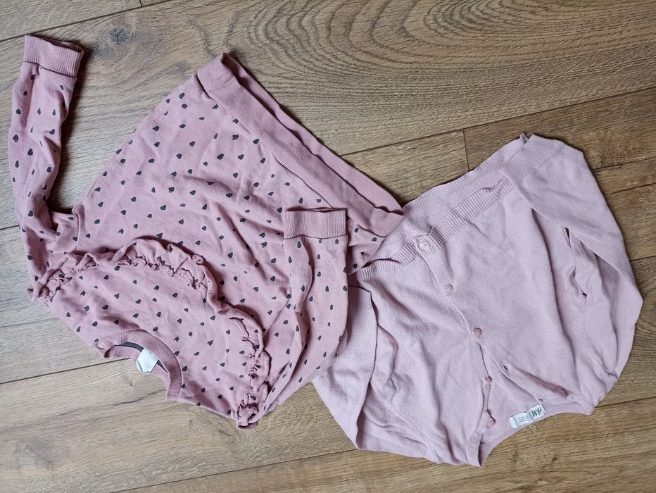 Bluza i kardigan h&m 98/104