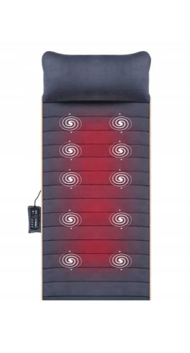 Snailax mata masująca wibracyjna 10 silników z funkcją podgrzewania