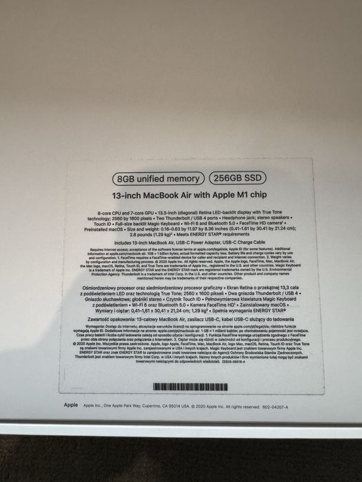 Apple Macbook air m1
