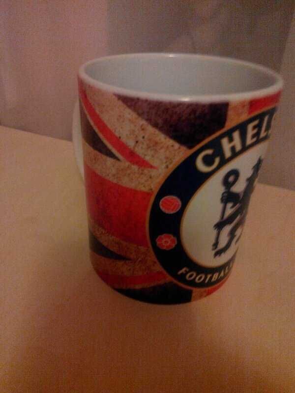 Чашка чайная футбольная с изображением символики FC Chelsea