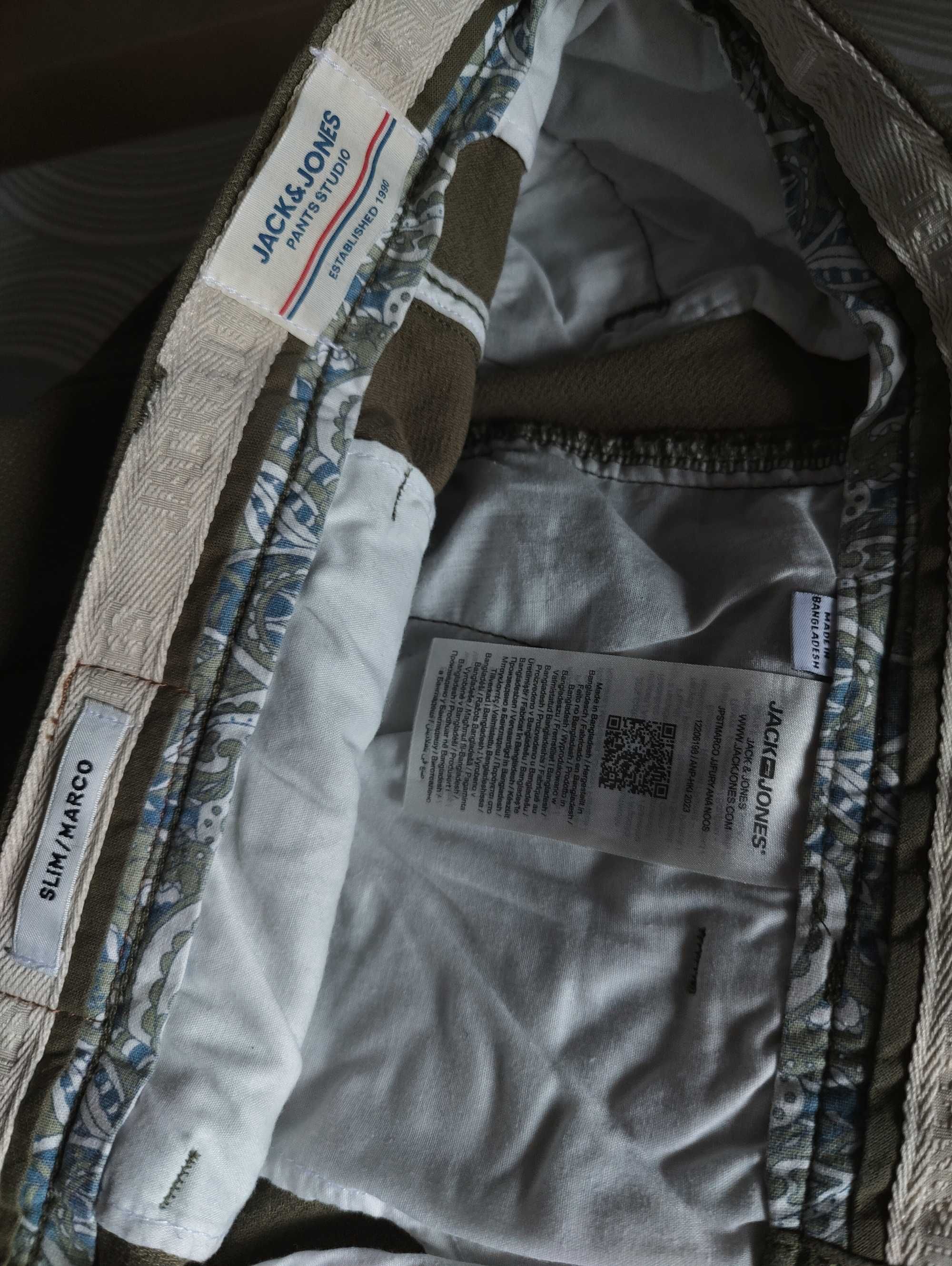 Джинсы (chino Jack&jones Marco slim Дания w31 stretch.