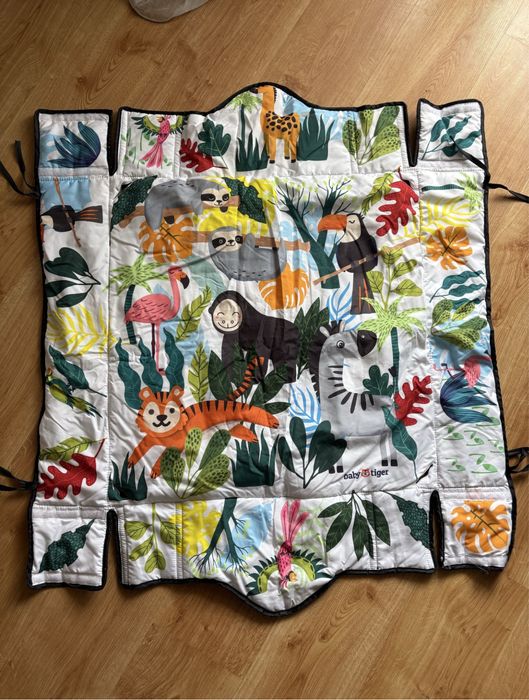 Mata edukacyjna Baby Tiger Tropicana + 4 zabawki, poduszka