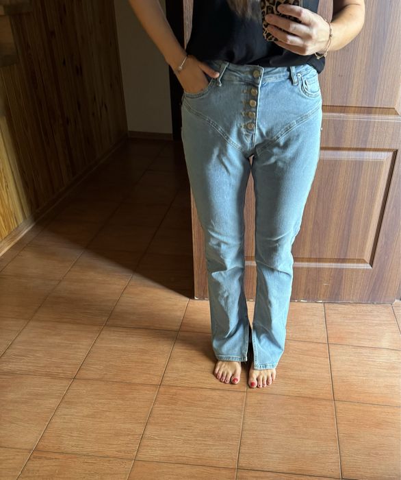 Жіночі джинси імітація білизни 42 розмір ХЛ