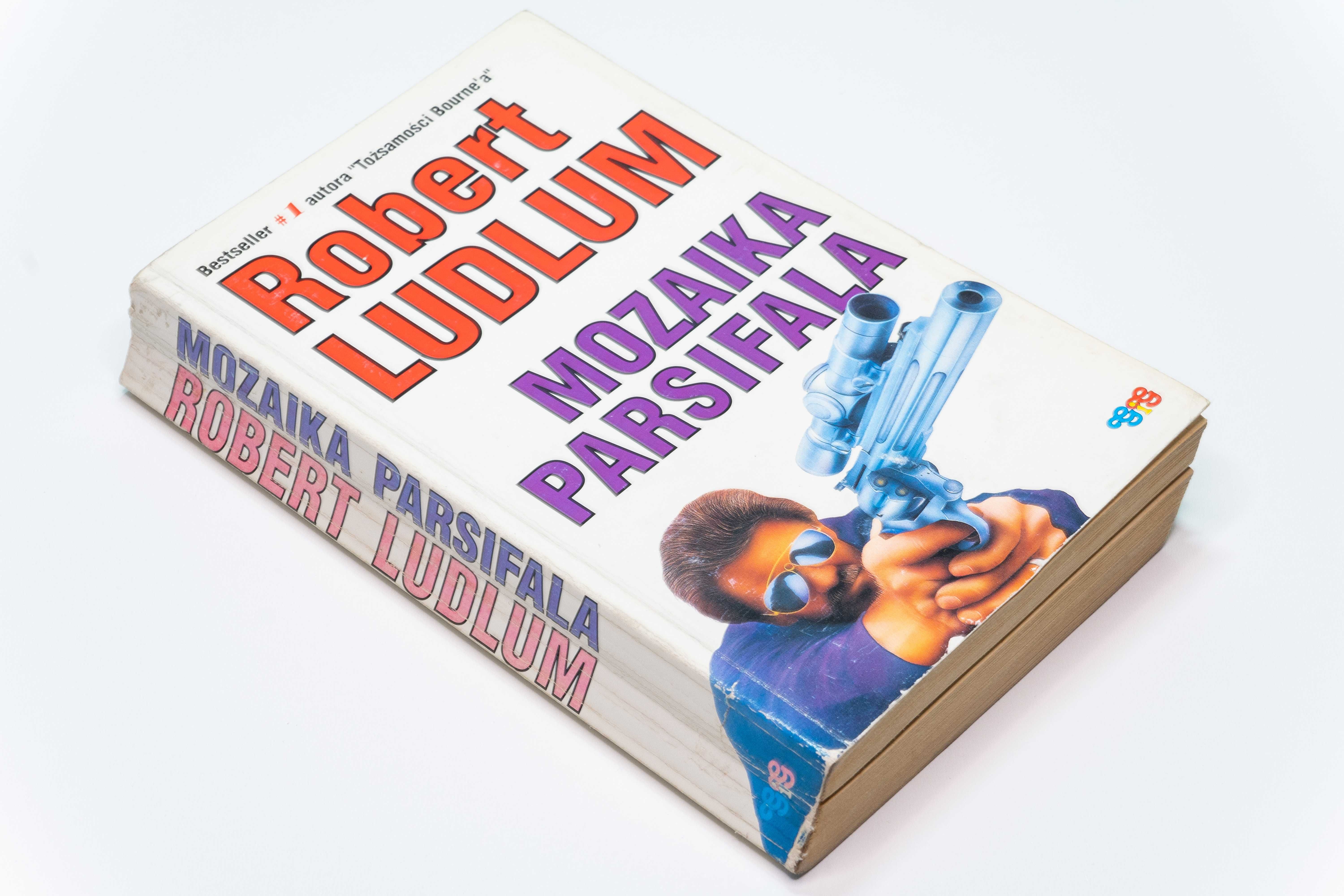 Książka Robert Ludlum Mozaika Parsifala - miękka oprawa - rok 1990