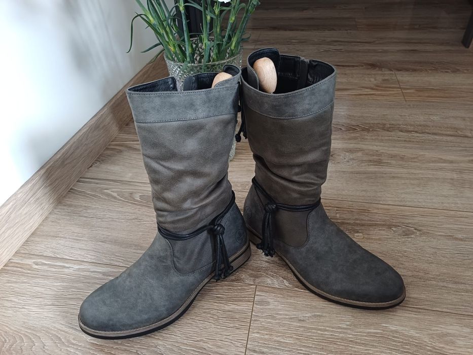 Zimowe kozaczki damskie Rieker rozm 40.