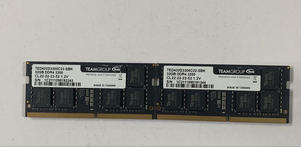 DDR4 32GB ноутбучна 4Gb-32Gb
