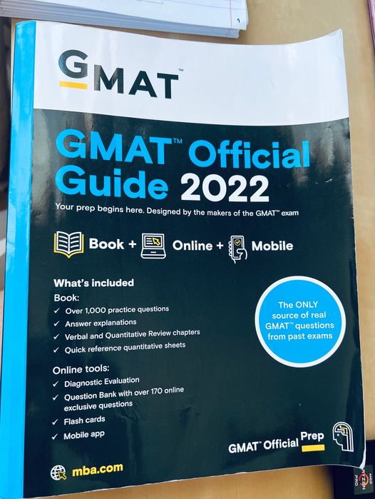 Livro GMAT Official Guide 2022