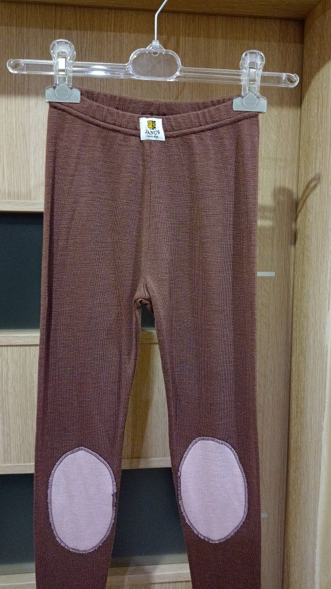 Getry legginsy wełniane, Merino wool wełna, Janus 128