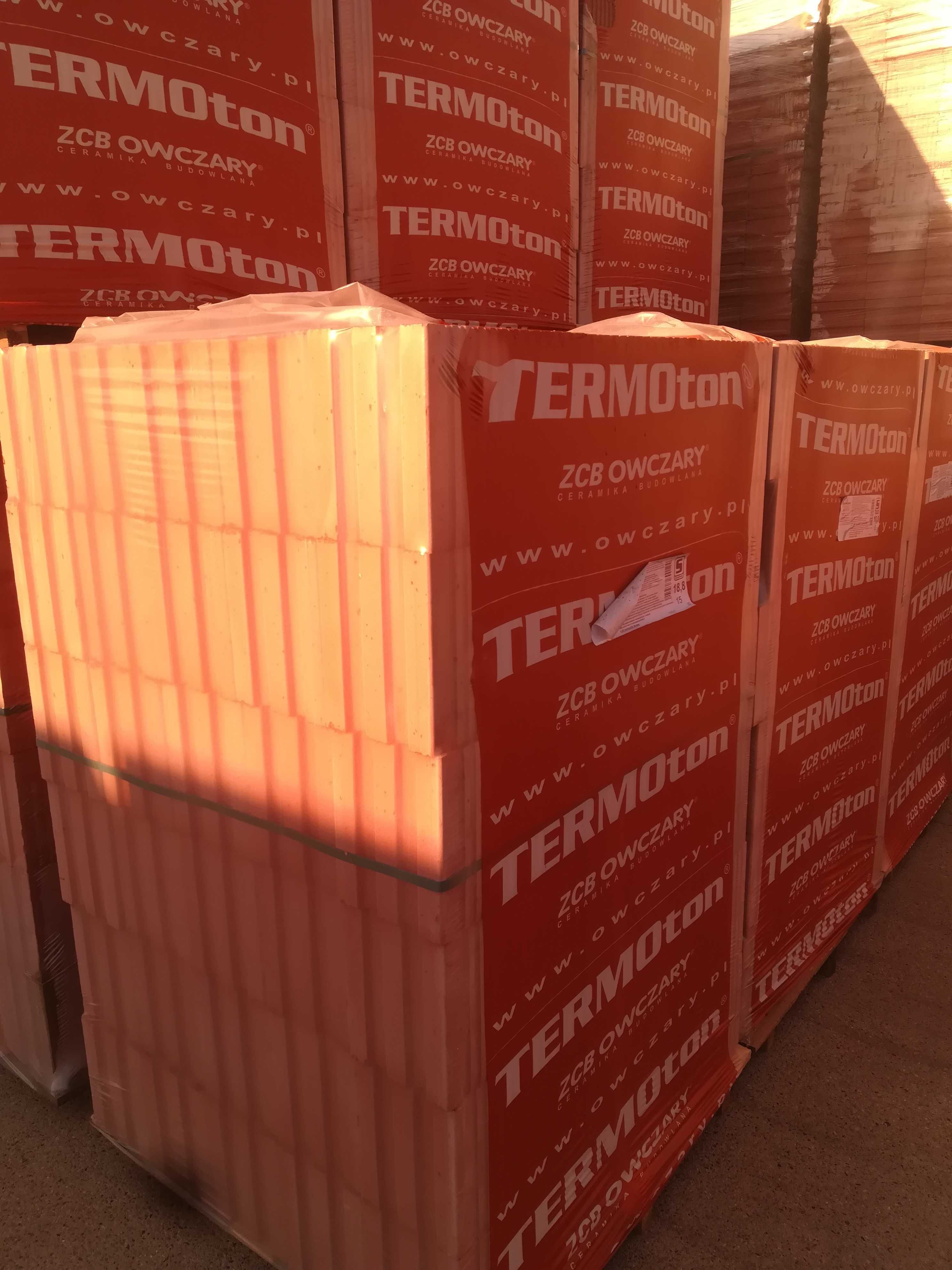 Cena Brutto z Transportem Cegła, Pustak Ceramiczny PW 25 typ Porotherm