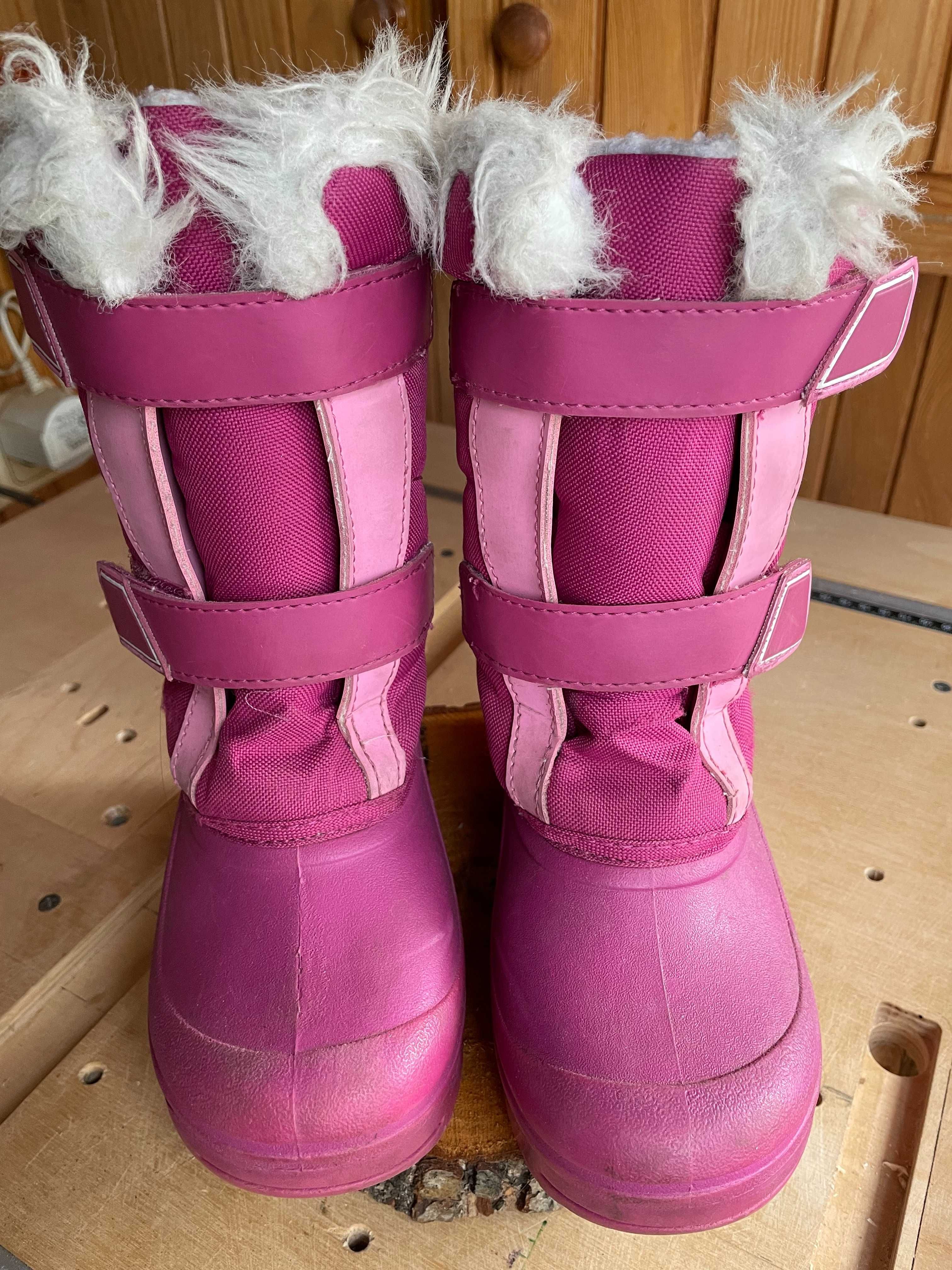 Зимові теплі сноубутси TUNDRA Girl Teddy Snowboot. Розмір 11.