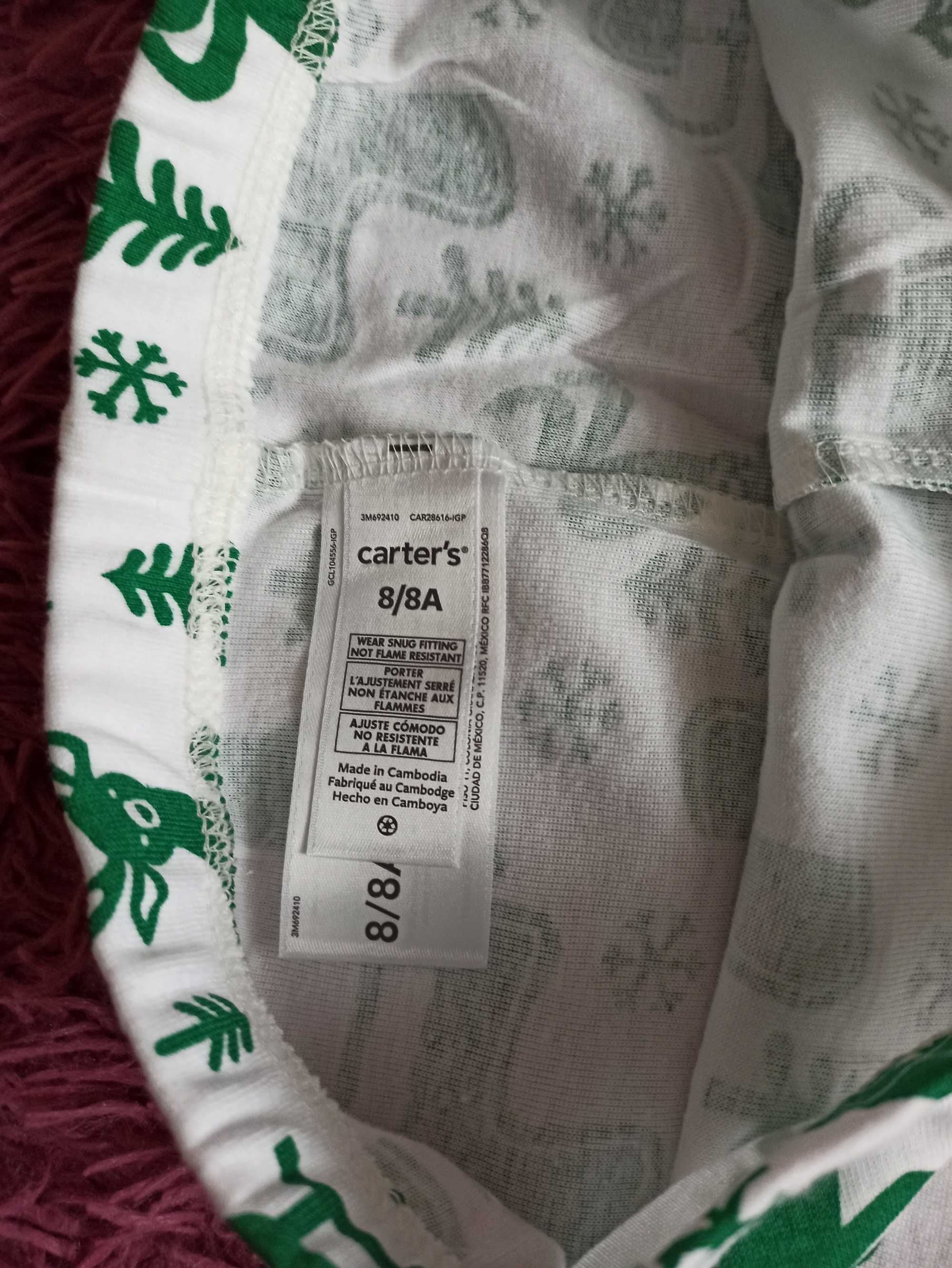 Пижама carter's, 8 размер, хлопок