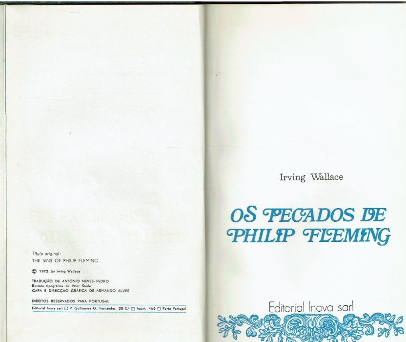 1823 - Literatura - Livros de Irving Wallace 2