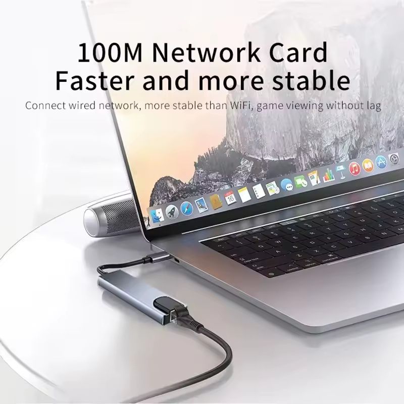 HUB usb-c usb-a RJ-45