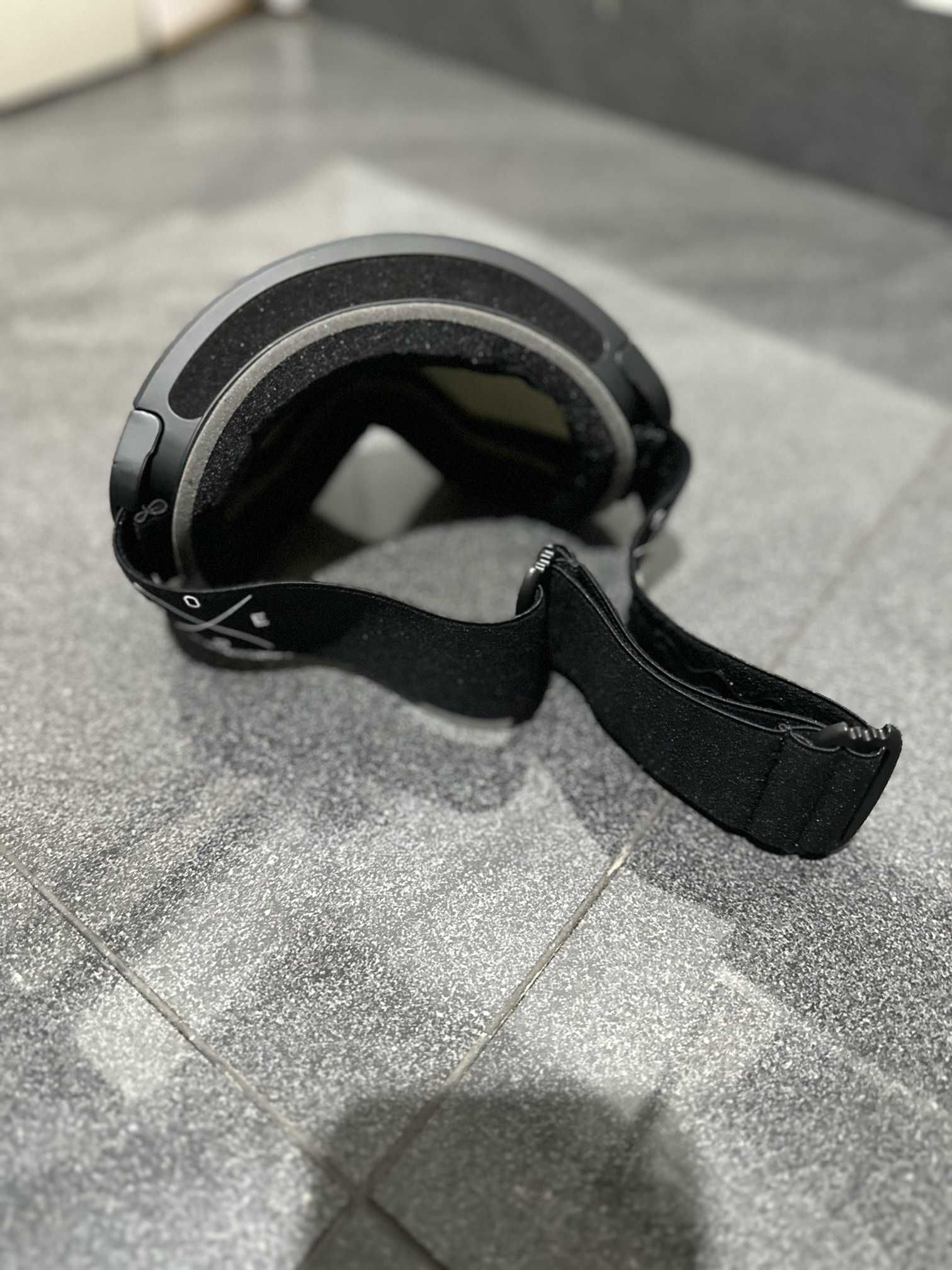 Gogle DOPE Snowboad Narciarskie UV-400 Srebrne s2