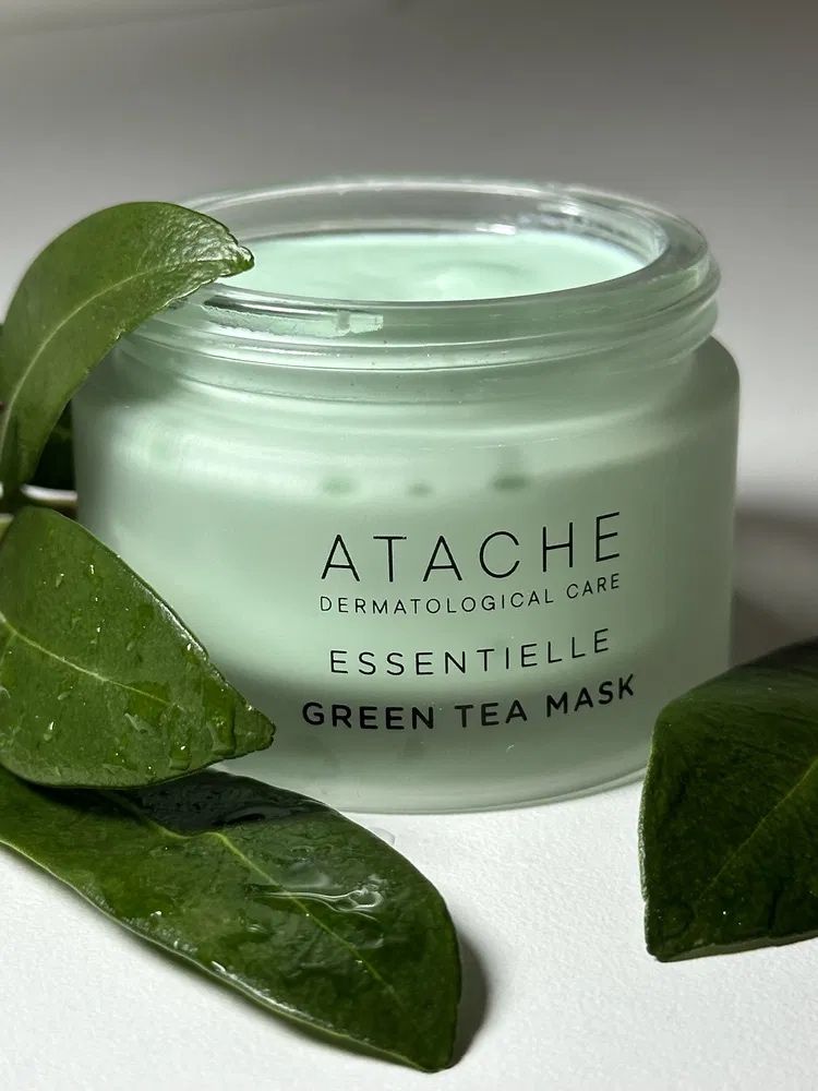 Atache Green tea mask восстанавливающая и успокаивающая маска для лица