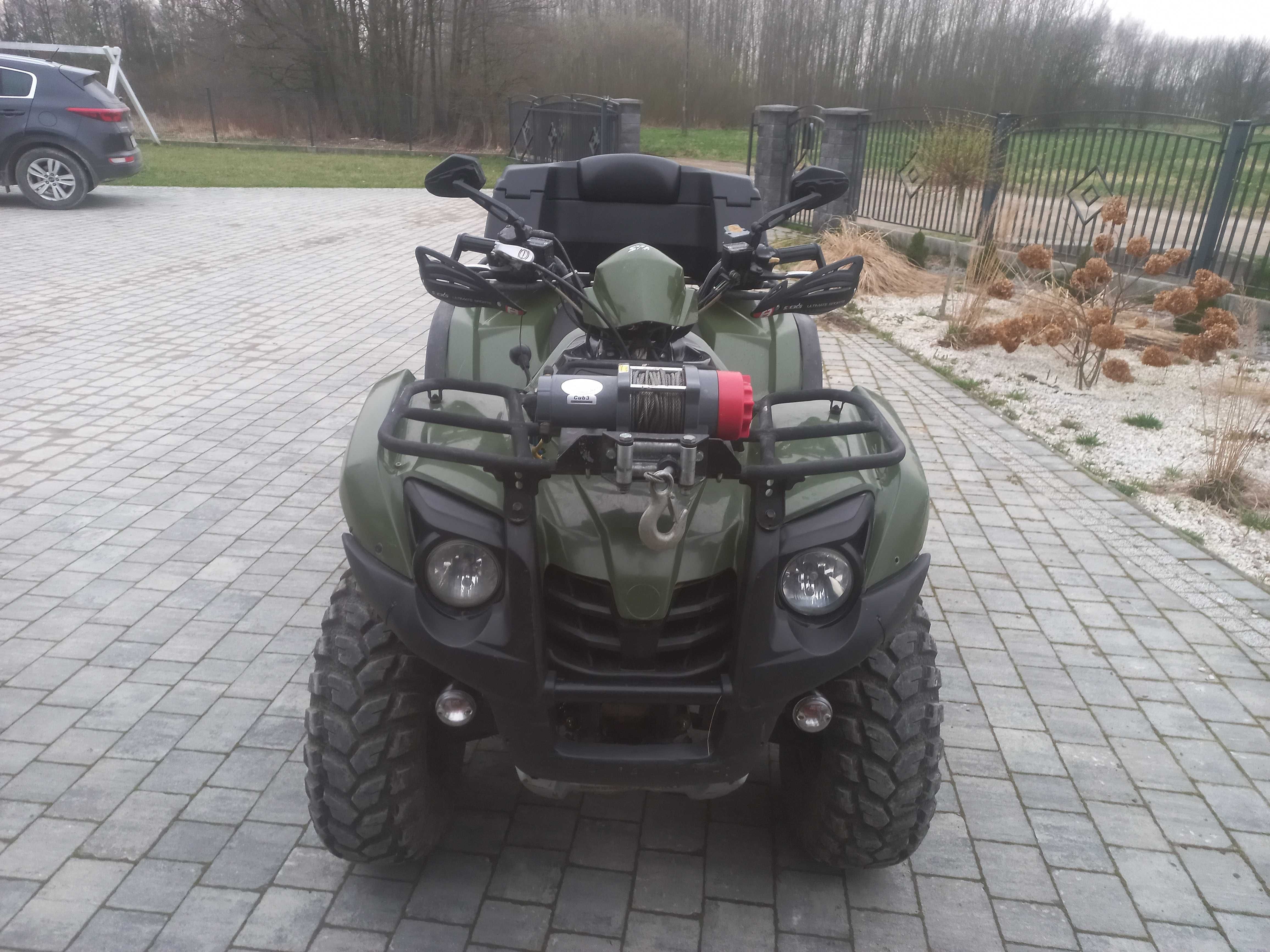 Quad sym 600ccm 2015 4x4 bogate wyposażenie zarejestrowany