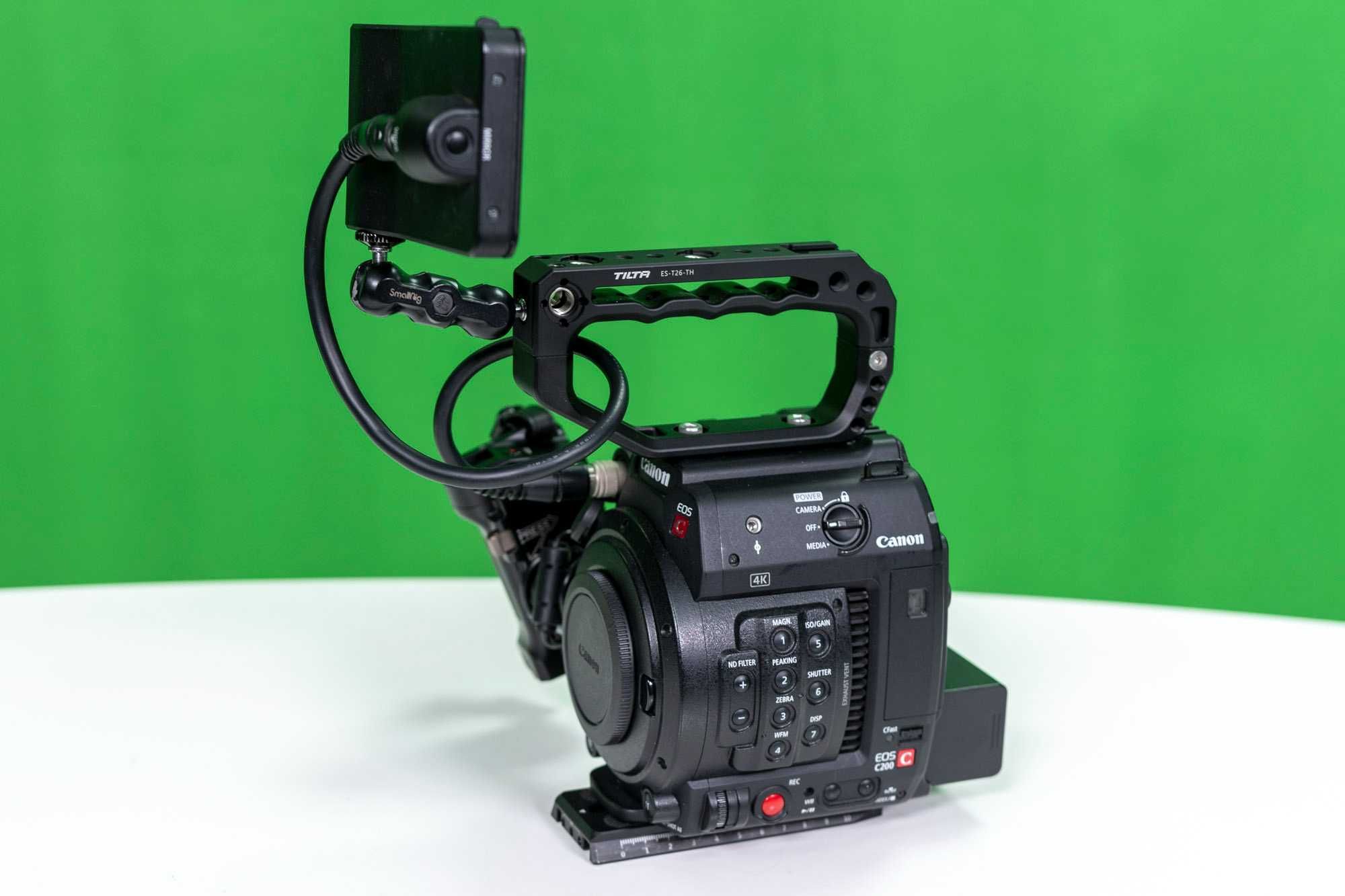 kamera filmowa CANON EOS C200b Tilta handle Raw 4k 50p mxf