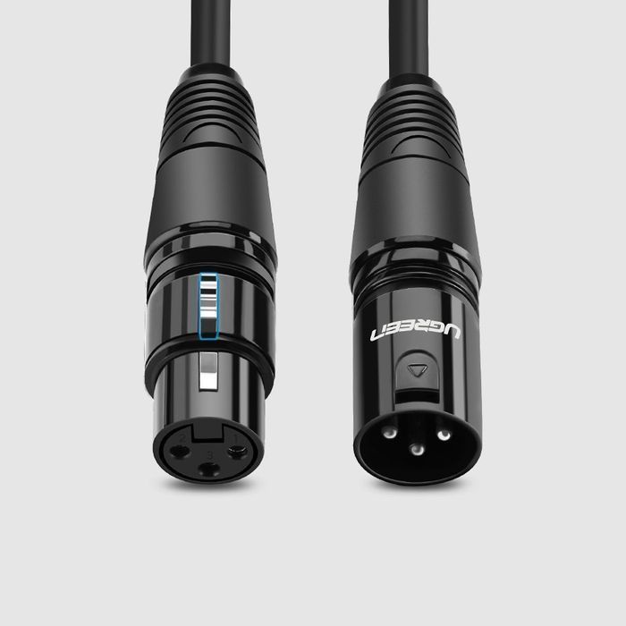 Kabel Audio XLR Ugreen 3m - Dźwięk i Bezpieczeństwo Wejścia XLR.