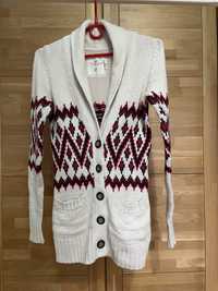 Sweter H&M skandynawskie wzory XS