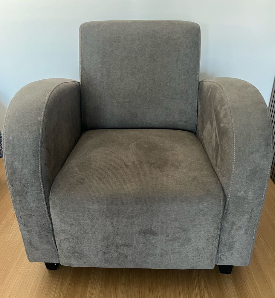 Poltrona / Cadeirão Gato Preto – Cinzento, Estilo Contemporâneo