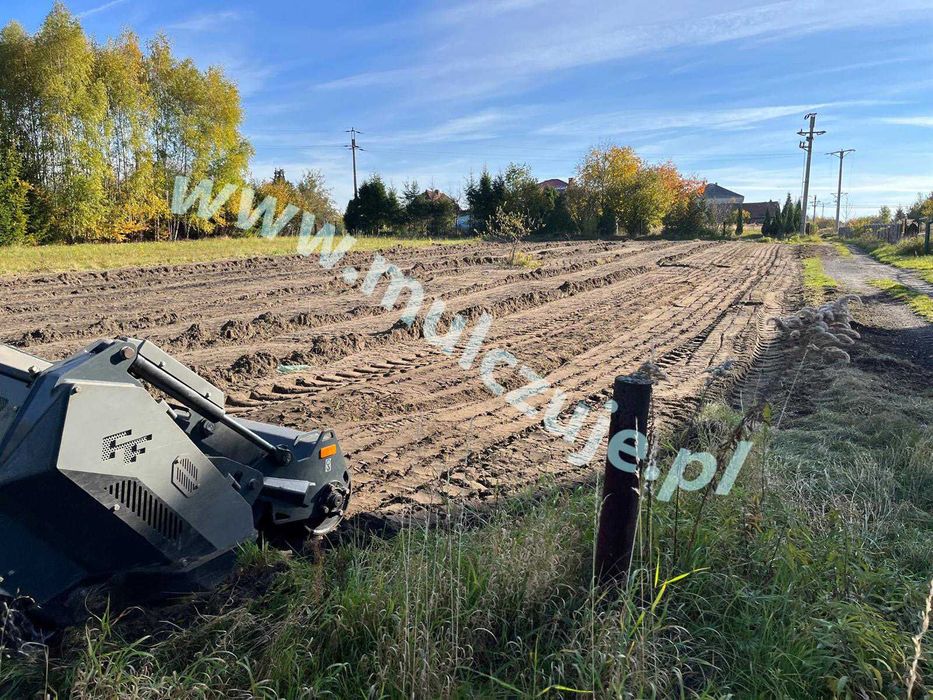 Wycinka drzew Karczowanie rekultywacja działek Mulczowanie Mulczer