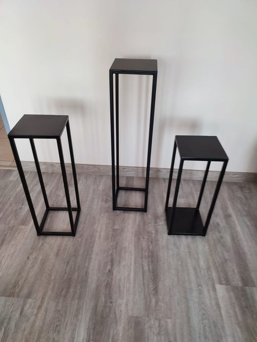 Stojak na kwiaty stylu loft