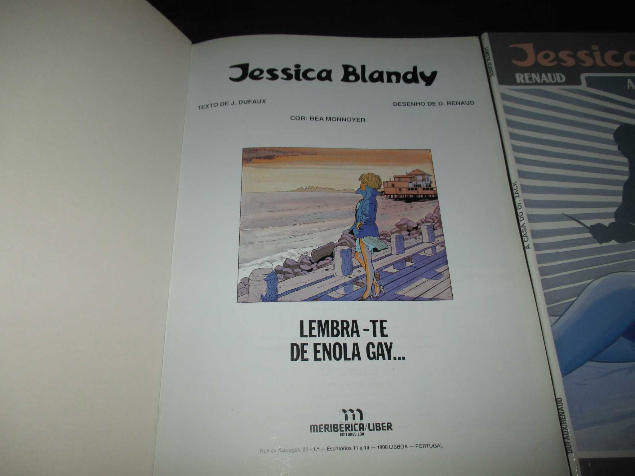 Livros BD Jessica Blandy Renaud Dufaux Meribérica