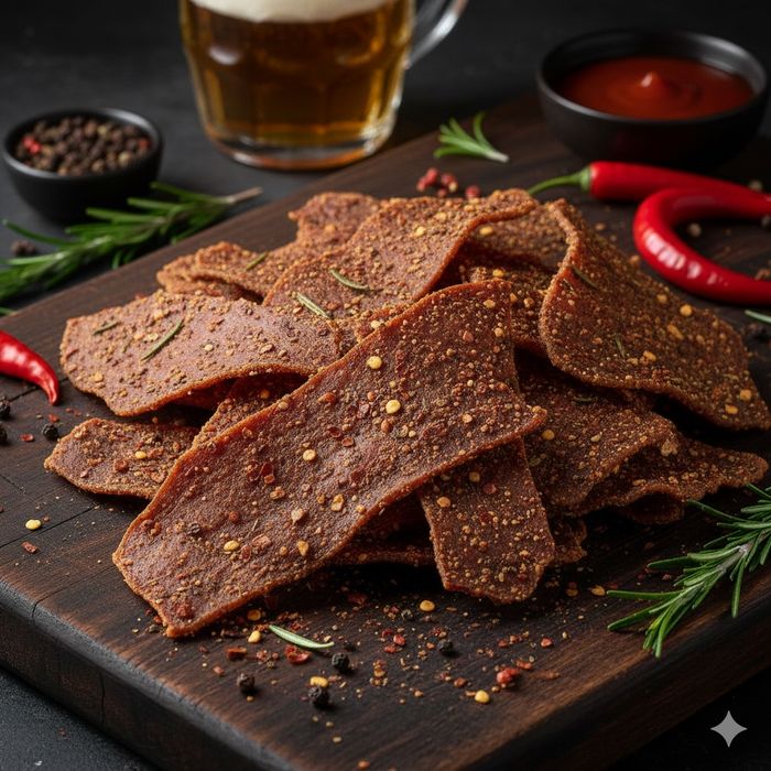 Джерки, снеки до пива, чіпси, стріпси, сушене м’ясо (курка 500 г)