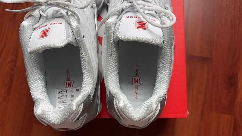 Buty meskie Mokasyny Nike_Shox_White R.45