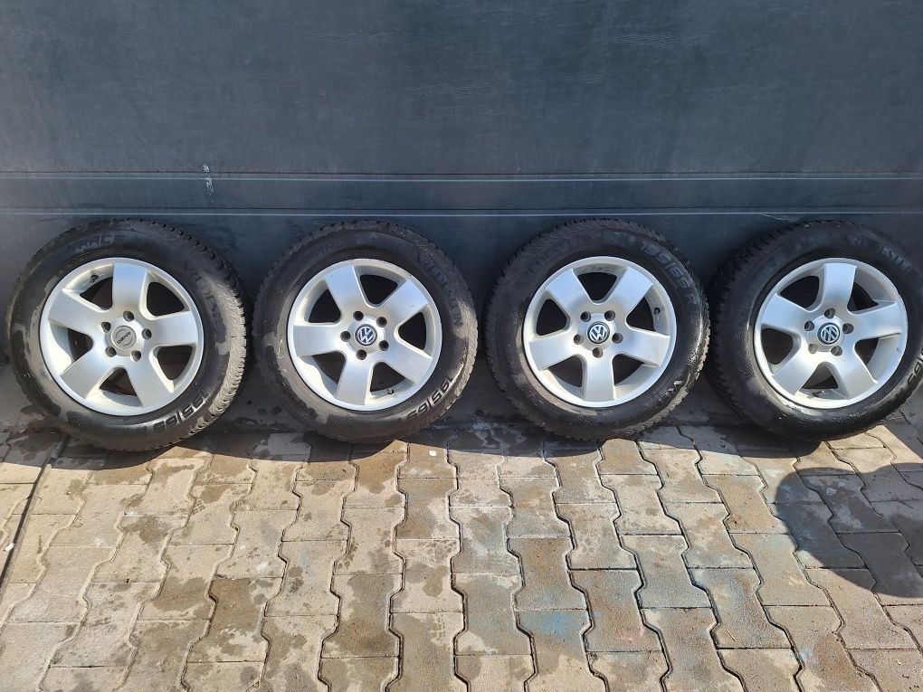 Alufelgi 5x100 r15 vw seat z oponami