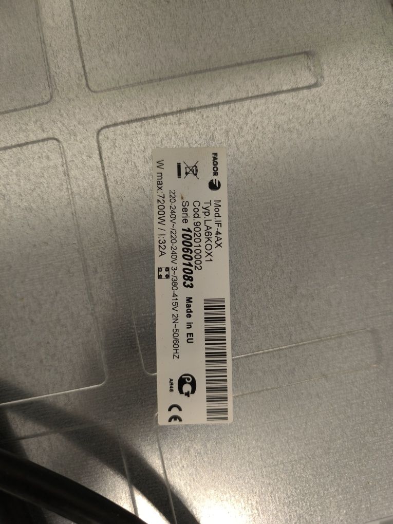 Placa indução Fagor