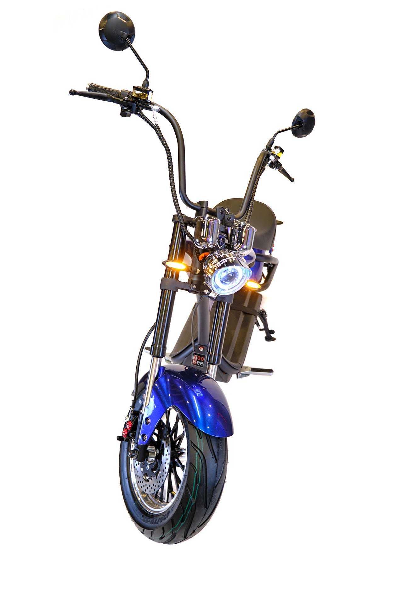 Электроскутер Чоппер Mangosteen Chopper blue 3000W 30 Аh