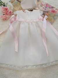 Vestido de batizado 12 meses novo