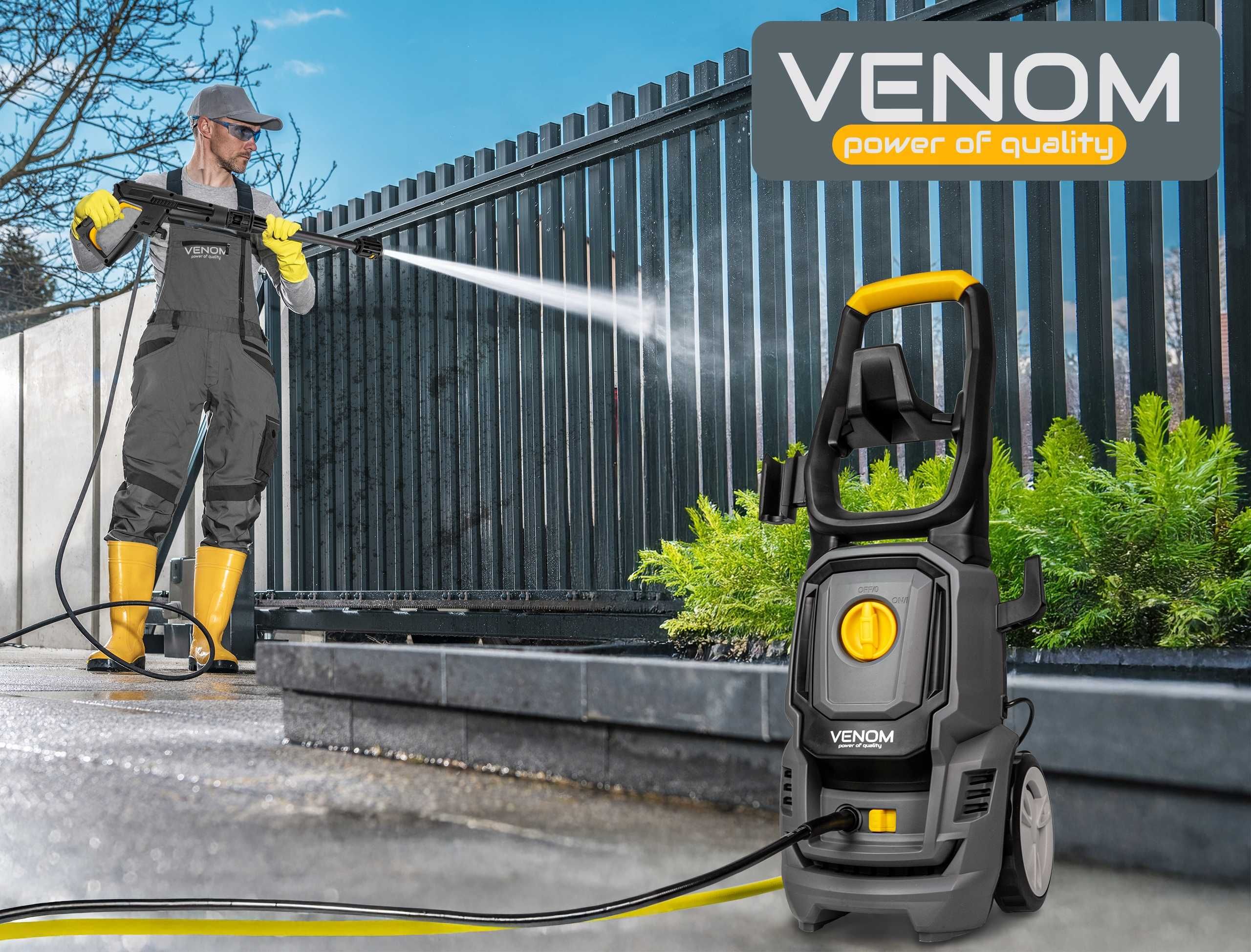 Myjka ciśnieniowa Venom 130 bar z dyszą Turbo