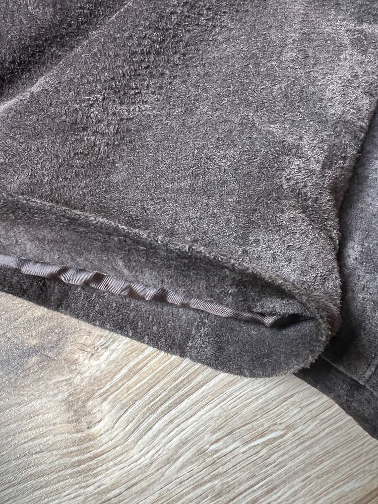 kurtka skórzana zamszowa męska marynarka brązowa jesienna 56 XL / XXL