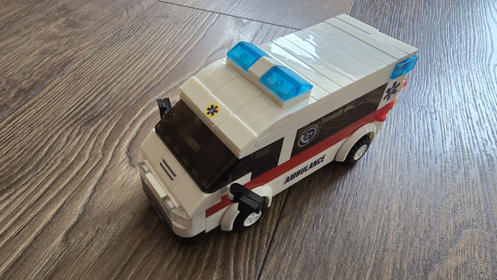 Ambulans karetka klocki kompatybilnych z LEGO