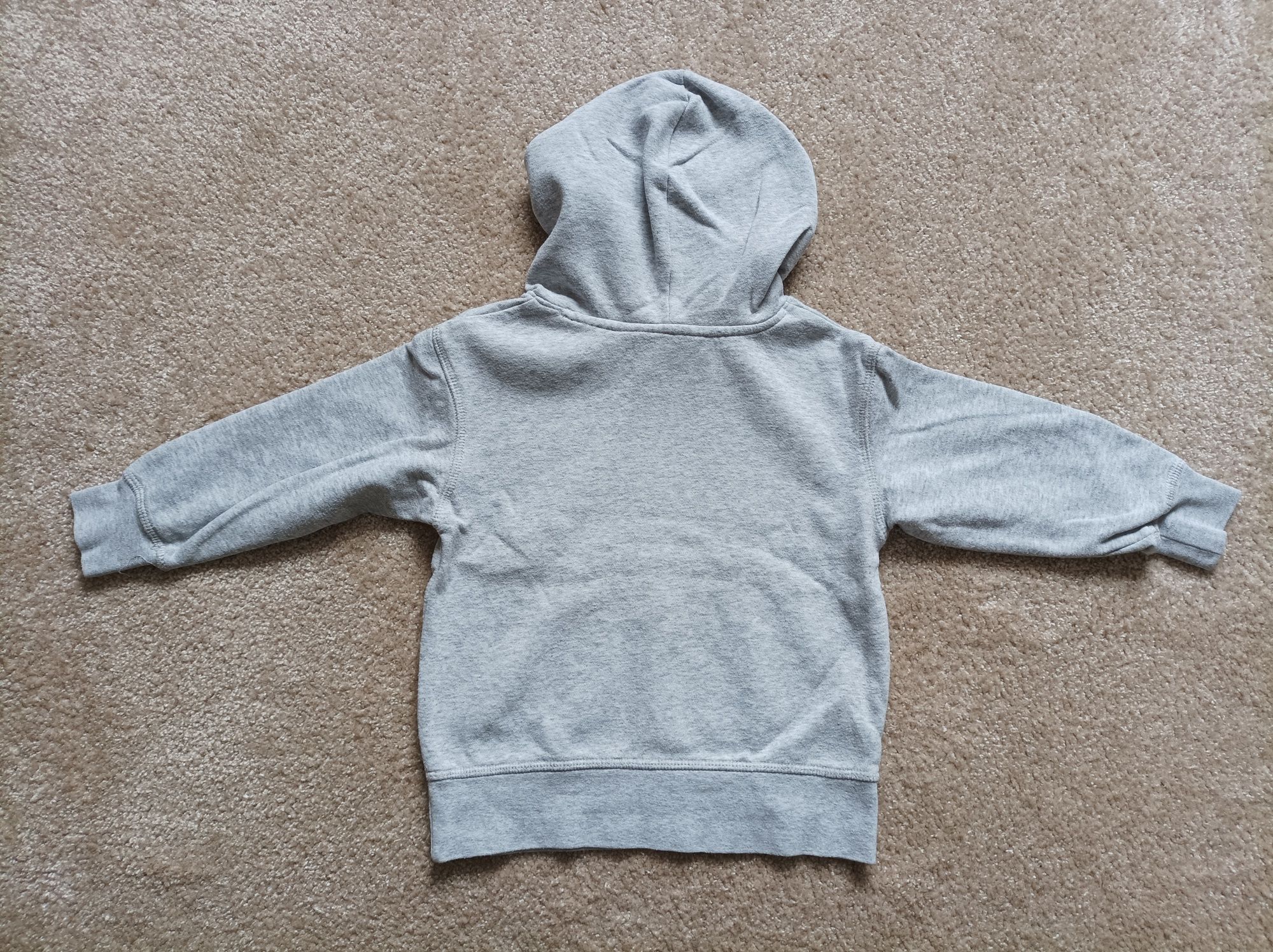 Szara bluza z kapturem H&M 98/104 dinozaury