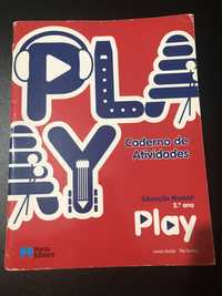 Caderno / livro de atividades Play Educação musical 5 ano