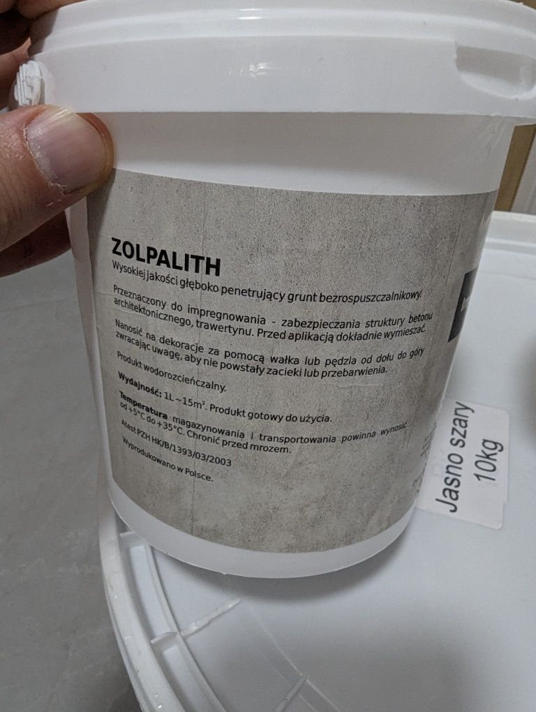 Beton tynk dekoracyjny zestaw Betoni Minerale