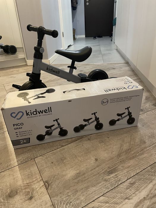 Kidwell Pico rowerek 3w1 Cool gray