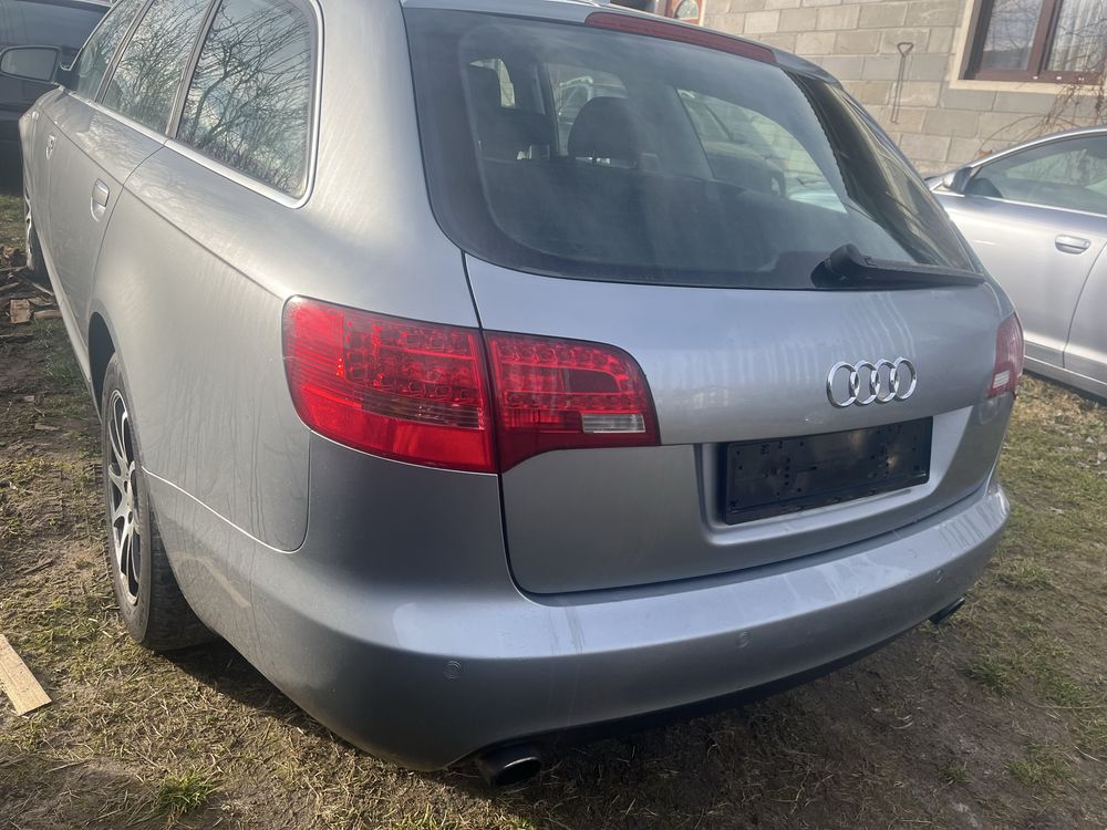 AUDI A6 C6 LY7G maska zderzak błotnik klapa części lampa lusterko