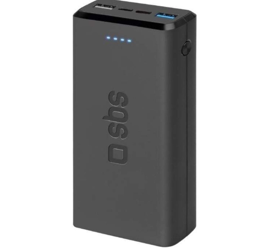 Повербанк Powerbank SBS 2USB+Type-C 10W 20000mAh Black