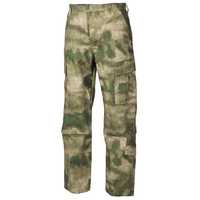 Calças US ACU Rip-Stop Reforçadas A-TACS Camo Green