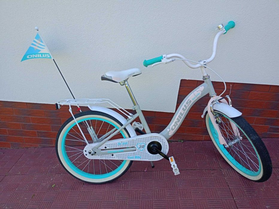 Rower ONILUS +kółka boczne i patyk do nauki jazdy