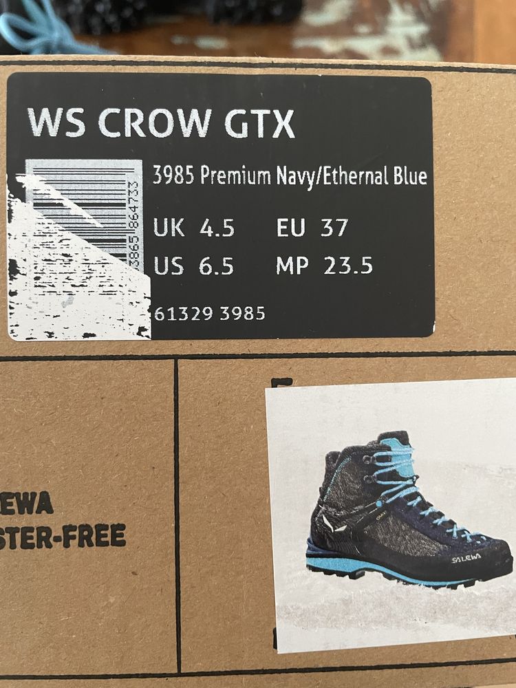 Salewa WS CROW GTX buty górskie, trekingowe damskie rozm. 37 Nowe