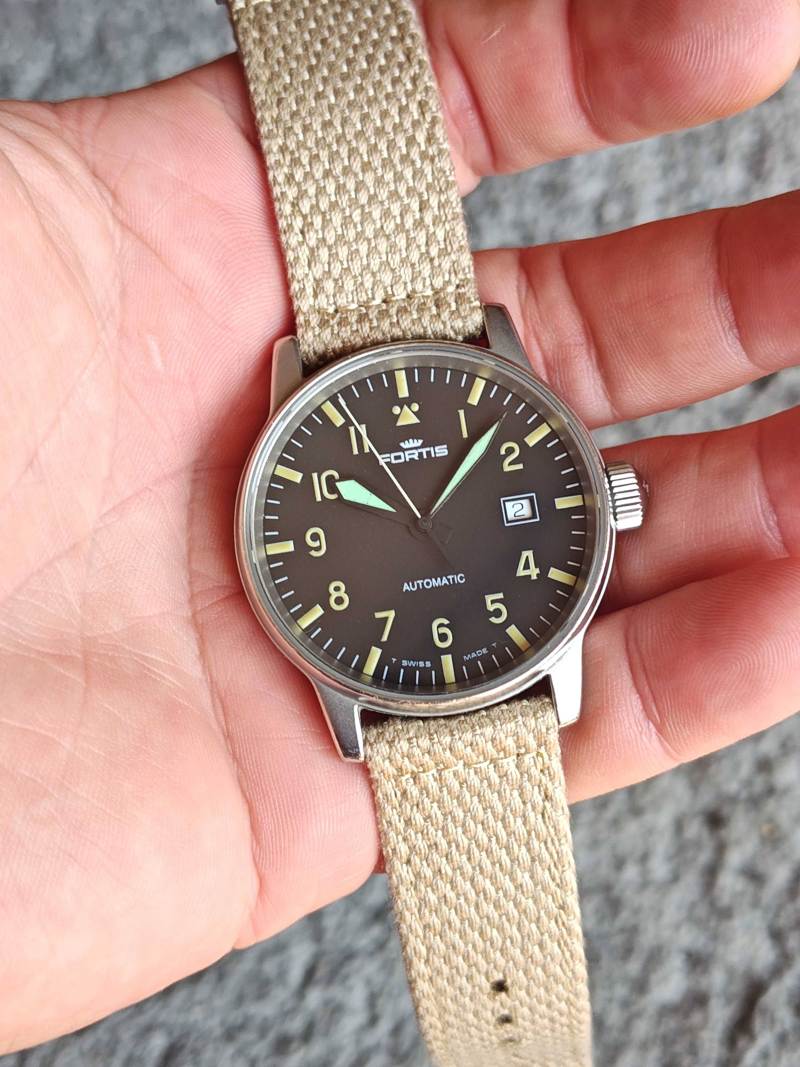 Fortis Flieger pilot 595.10.46 eta 2824-2