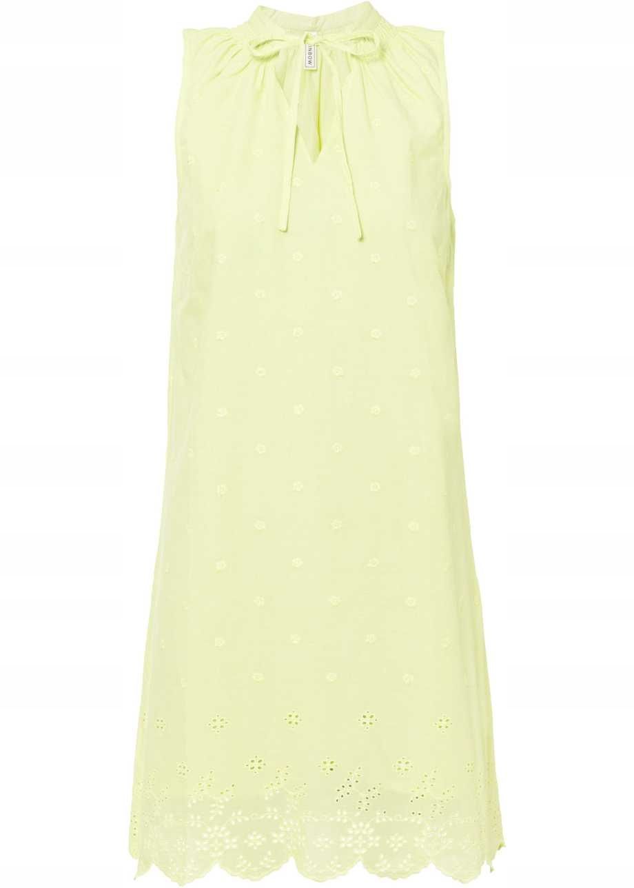 B.P.C letnia sukienka bawełniana limonka 40.