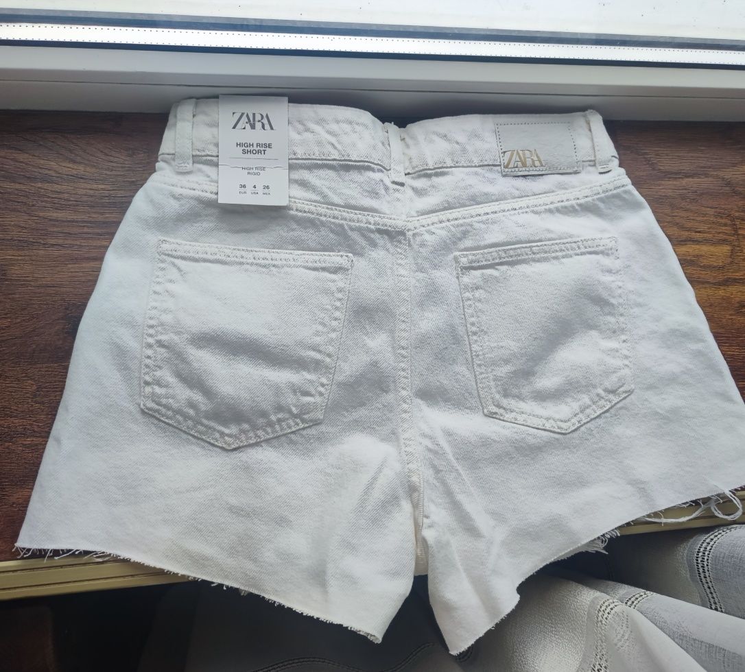 Нові джинсові шорти Zara S